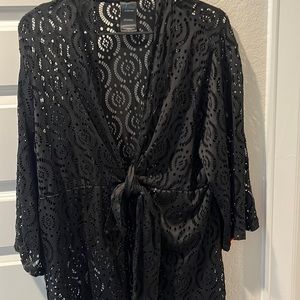 Beautiful, black ultrasoft, Catalina swimsuit cover-up.